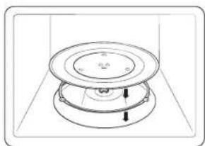 SAMSUNG MS23DG4504AGE - Draaiplateau - 1