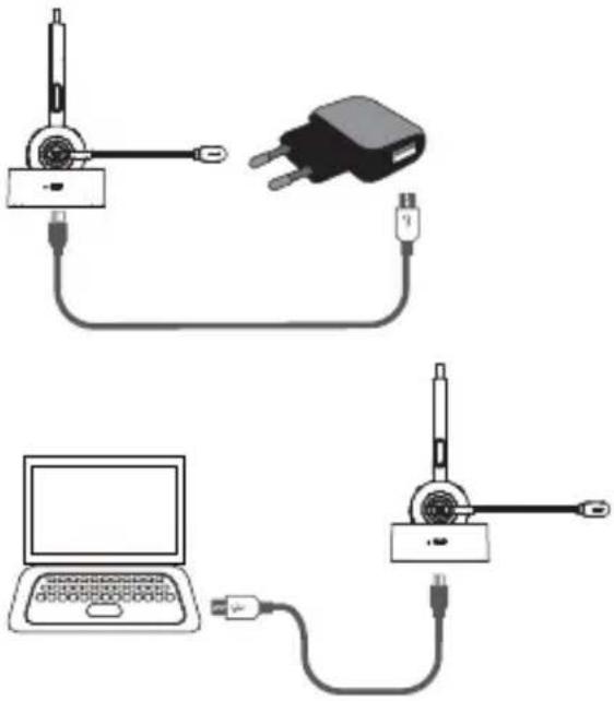 SANDBERG Office Headset Pro 126-06 - Connecter le support de charge - 1