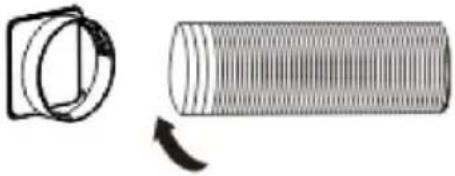 Klarstein Grandbreeze Pro 14K - INSTALLATION OF THE EXHAUST AIR HOSE - 2