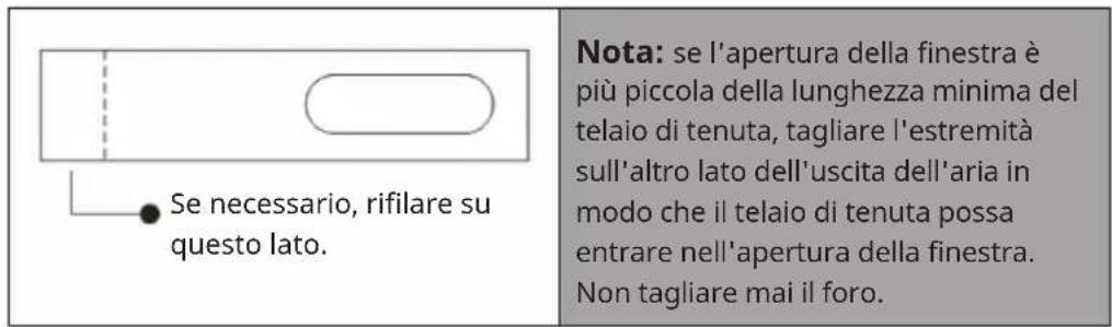 Klarstein Grandbreeze Pro 14K - Fissaggio del telaio di tenuta per finestre scorrevoli - 2