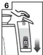 SAGE the Barista Express Impress BES876 - REEMPLACEMENT DU FILTRE À EAU DANS LE RÉSERVOIR D'EAU - 6