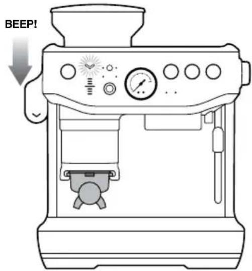 SAGE the Barista Express Impress BES876 - TAMPING - 1