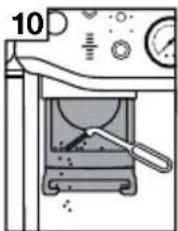 SAGE the Barista Express Impress BES876 - ADVANCED CLEANING FOR THE CONICAL BURR GRINDER - 10