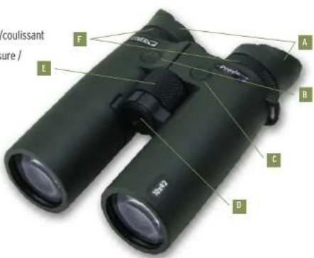 Steiner ePredator LRF 10x42 - PRÉSENTATION DES COMPOSANTS DU PRODUIT - 1