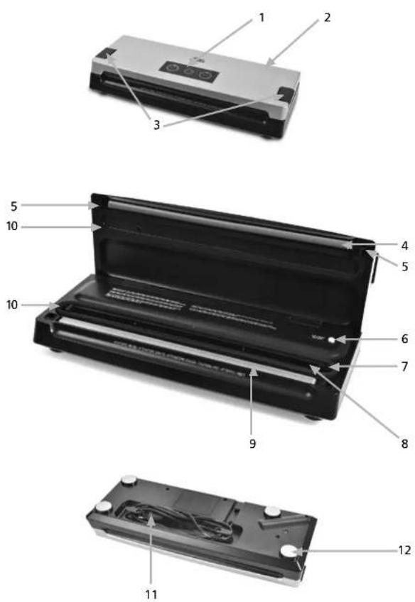 Solis Vac Smart 557 - ▲ DESCRIPTION DE L'APPAREIL - 1