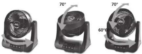 Solis Viento 3D 759 - Oscillation button - 2
