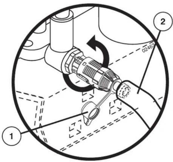 HUSQVARNA TC 139T - Reinigen Stuurplaat: - 1