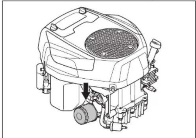 HUSQVARNA TS 215T - Het oliefilter vervangen - 2
