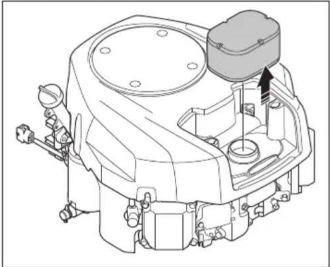 HUSQVARNA TS 215T - Het luchtfilter reinigen en vervangen - 2