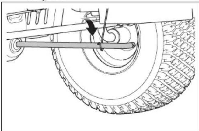 HUSQVARNA TS 215T - Het maaidek verwijderen en monteren - 5