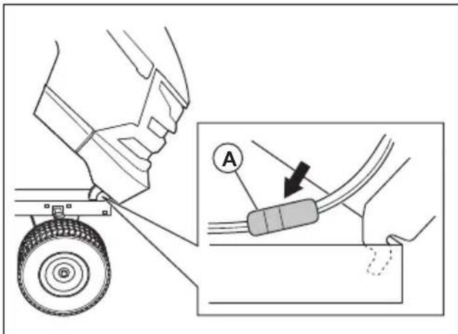 HUSQVARNA TS 217T - So entfernen und montieren Sie die Motorabdeckung - 1