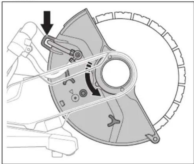 HUSQVARNA K 540i - To set the pipe cutting mode - 4