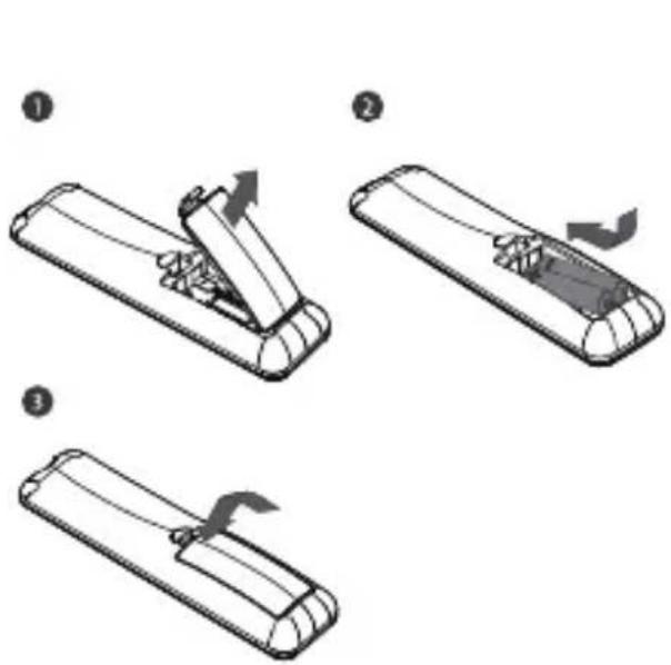 LENCO SB-042LEDBK - Battery installation - 1