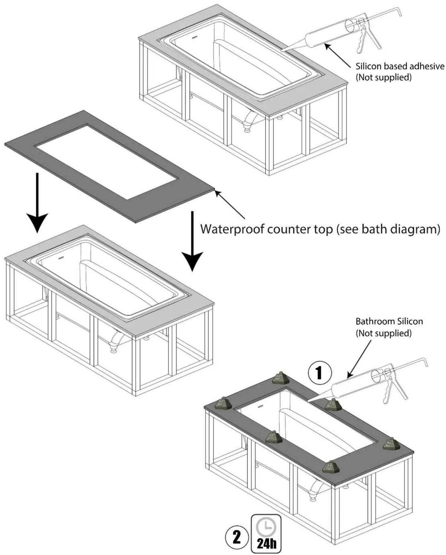 Victoria + Albert Kaldera 2 - Undermount Stud Framing victoria + albert® - 4