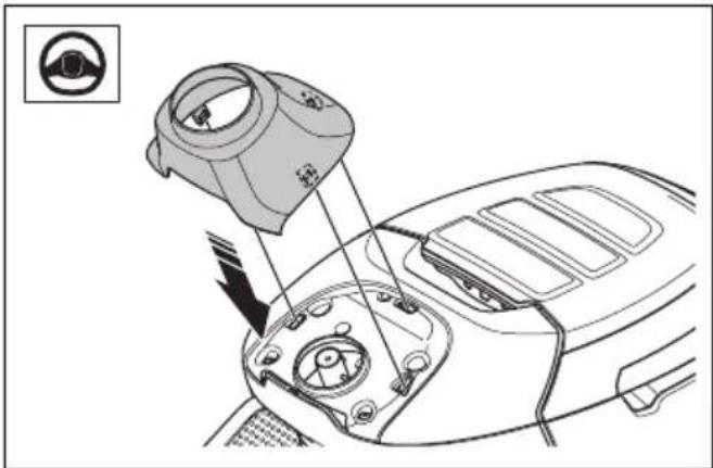 HUSQVARNA TC 100i - Pour installer le volant - 1