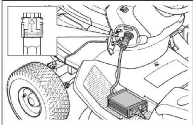 HUSQVARNA TS 100i - Pour charger la batterie - 6