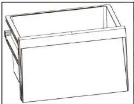 CANDY CNUQ4L513DW - Gefrierschrank-Schublade - 1