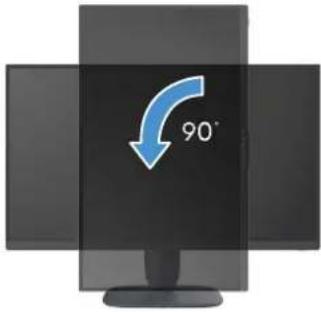 ALIENWARE AW2725DM - Rotation dans le sens inverse des aiguilles d'une montre - 1