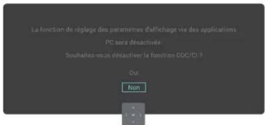 ALIENWARE AW2725DM - Messages d'avertissement de l'OSD - 2