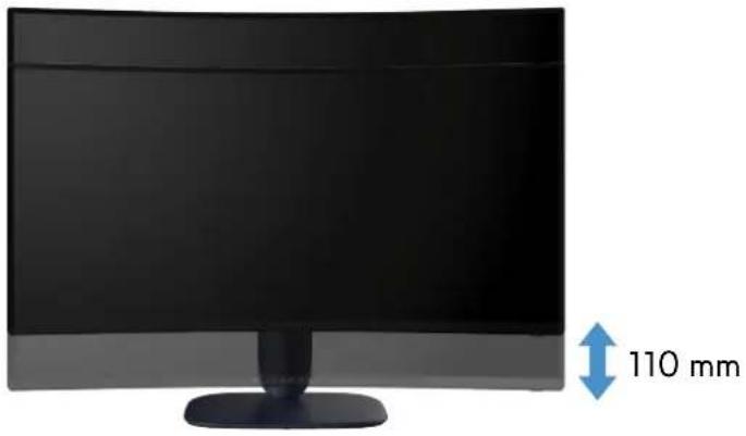 ALIENWARE AW2725DM - Réglage de la hauteur - 1