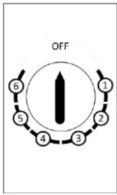 FRIGELUX RCUA72BF - Réglage de la température - 1