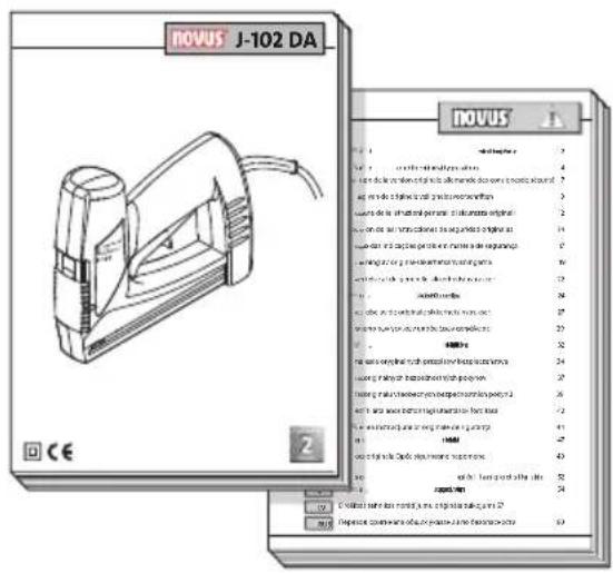 Novus J-102 - Sigurnosne napomene i upozorenja - 1