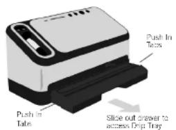 FOODSAVER V4840 - Emptying Drip Tray - 1