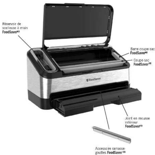 FOODSAVER V4840 - Pièces de rechange - 1