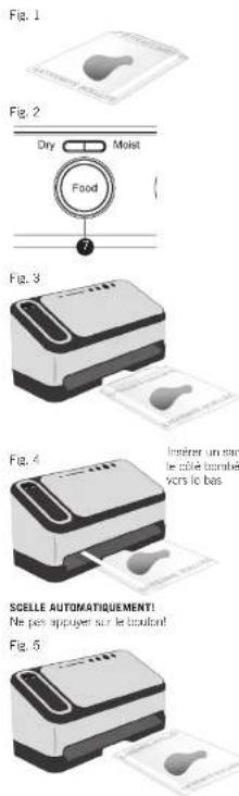 FOODSAVER V4840 - Mettre un sac FoodSaverMD sous vide - 1