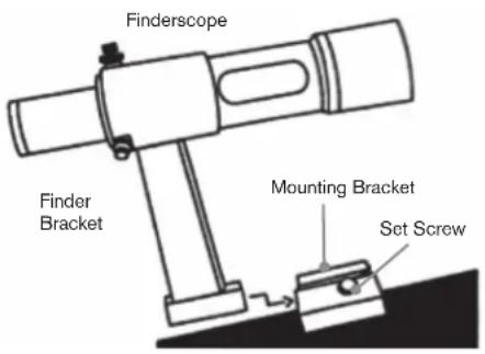CELESTRON Advanced VX 7 Maksutov Cassegrain - Installing the Finderscope - 1