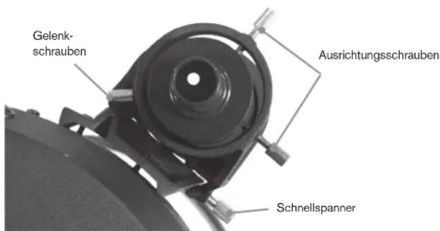 CELESTRON Advanced VX 7 Maksutov Cassegrain - Installieren des 9x50-Suchfernrohrs - 1