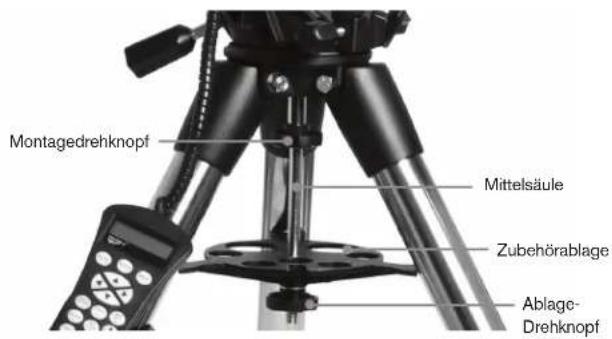 CELESTRON Advanced VX 7 Maksutov Cassegrain - Anbringen der Zubehörablage - 1