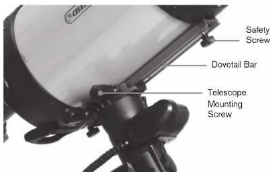 CELESTRON Advanced VX 7 Maksutov Cassegrain - Attaching an Optical Tube to the Mount - 1
