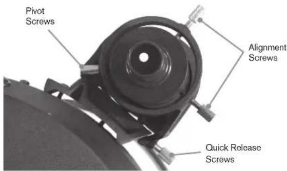 CELESTRON Advanced VX 7 Maksutov Cassegrain - Installing the 9x50 Finderscope - 1