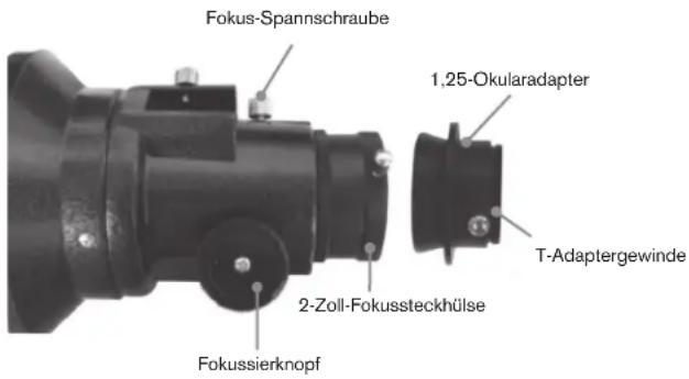 CELESTRON Advanced VX 7 Maksutov Cassegrain - Installation der Okulare - 1