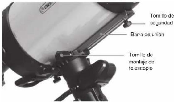 CELESTRON Advanced VX 7 Maksutov Cassegrain - Fijar el tubo óptico al soporte - 1