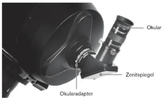 CELESTRON Advanced VX 7 Maksutov Cassegrain - Den Zenitspiegel anbringen - 1