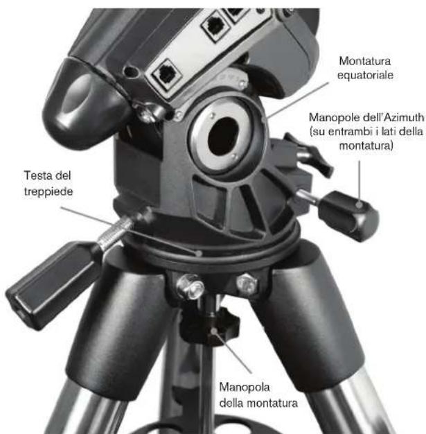 CELESTRON Advanced VX 925 EdgeHD - Collegare la montatura equatoriale - 1