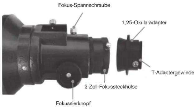 CELESTRON Advanced VX 925 EdgeHD - Installation der Okulare - 1