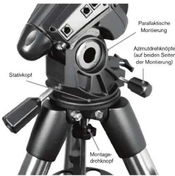CELESTRON Advanced VX 925 EdgeHD - Aufsetzen der parallaktischen Montierung - 1