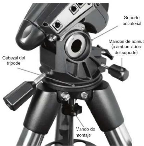 CELESTRON Advanced VX 925 EdgeHD - Fijar el soporte ecuatorial - 1