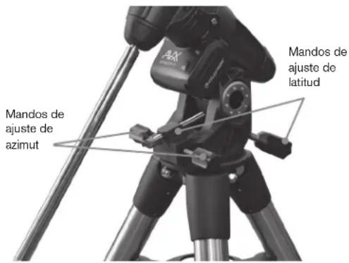 CELESTRON Advanced VX 925 EdgeHD - Ajuste del soporte en altitud - 1