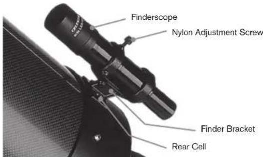 CELESTRON Advanced VX 925 EdgeHD - Installing the 6x30 Finderscope - 1