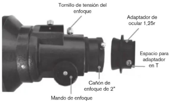 CELESTRON Advanced VX 925 EdgeHD - Instalación de los oculares - 1