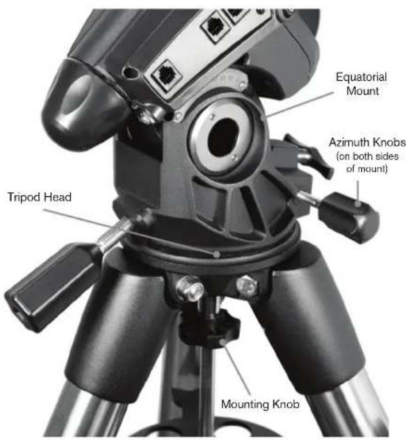 CELESTRON Advanced VX 925 EdgeHD - Attaching the Equatorial Mount - 1