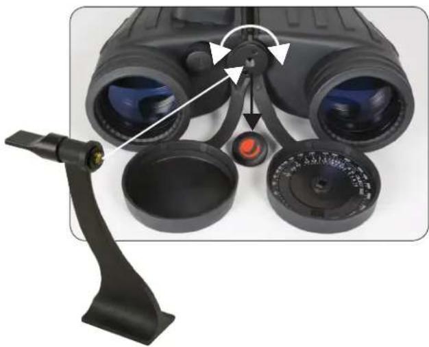 CELESTRON Oceana 7x50 - ATTACHING YOUR BINOCULARS TO A TRIPOD - 1