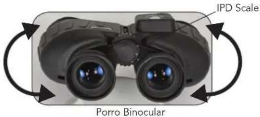 CELESTRON Oceana 7x50 - ADJUSTING THE INTERPUPILLARY DISTANCE (IPD) - 1