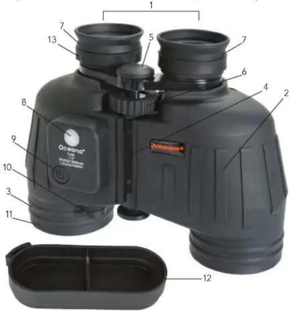 CELESTRON Oceana 7x50 - PARTES DEL BINOCULAR - 1