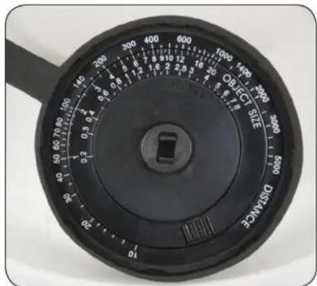 CELESTRON Oceana 7x50 - Uso del disco calculador como un dispositivo de medición - 2