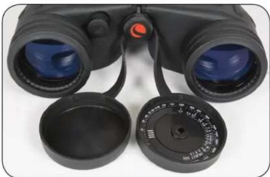 CELESTRON Oceana 7x50 - Uso del disco calculador como un dispositivo de medición - 1